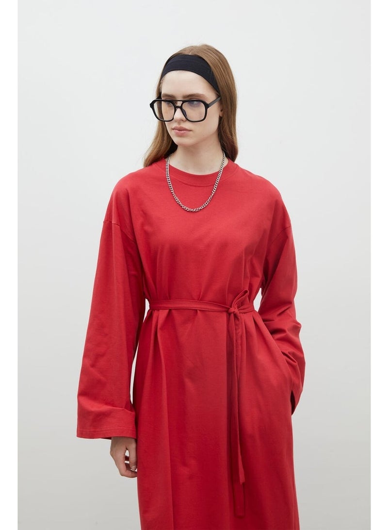 Manuka Red Palazzo Dress - Image 4